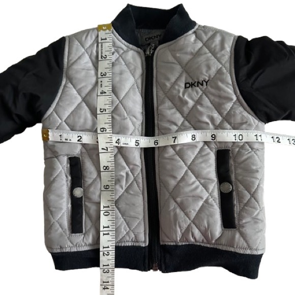 DKNY Baby Boy 18 M Denim Navy Red Gray & Black 3 Peace Set: Jacket Jeans Shirt - Picture 6 of 16